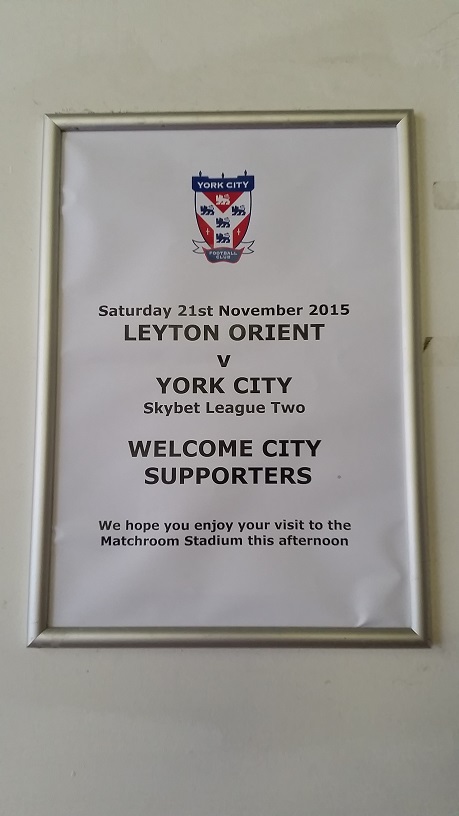 Leyton Orient FC - Brisbane Road